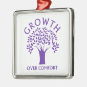 Groei in vergelijking metalen ornament (Links)