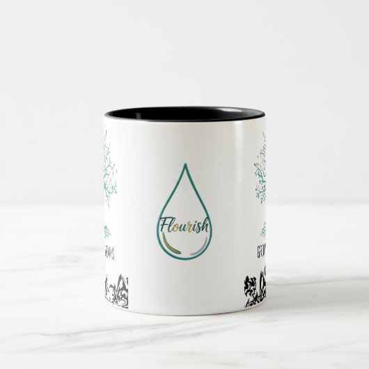 Groei Je Dromen Mok – Volg Je Dromen Inspiratie (Center)