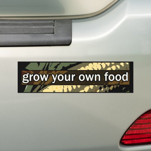 Groei je eigen Bumpersticker (Op auto)