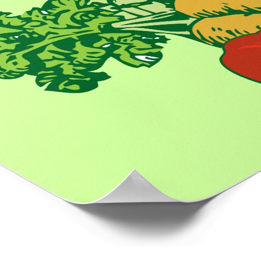 Groei je eigen groenten poster (Hoek)