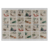 Groei je eigen illustratiescherm groenten snijplank (Voorkant)