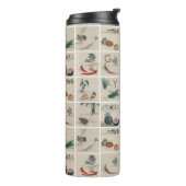 Groei je eigen illustratiescherm groenten thermosbeker (Gedraaid links)