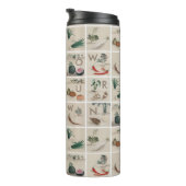 Groei je eigen illustratiescherm groenten thermosbeker (Geroteerd rechts)