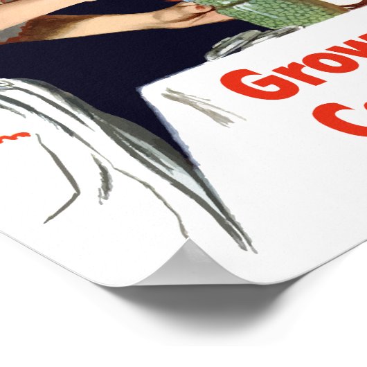 Groei je eigen, kan je eigen — WW2 Poster (Hoek)