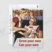 Groei je eigen, kan je je eigen briefkaart (Voorkant / Achterkant)