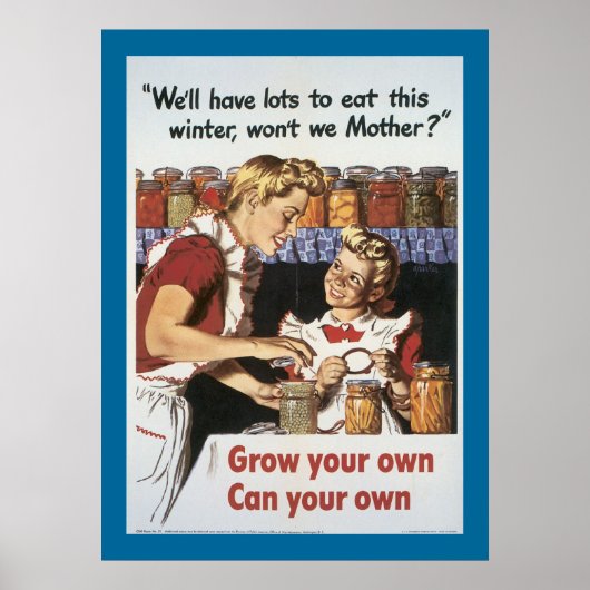 Groei je eigen, kan je je eigen poster (Voorkant)