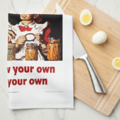 Groei je eigen — kan je je eigen theedoek (Quarter Fold)