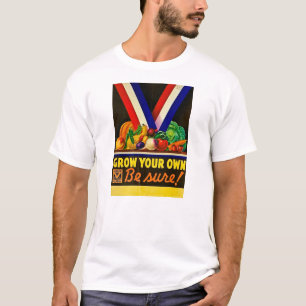 Groei je eigen  overwinningstuin WWII T-shirt