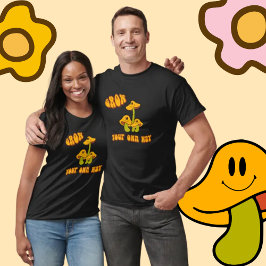 Groei je eigen paddenstoelen 70's geïnspireerde T- T-shirt