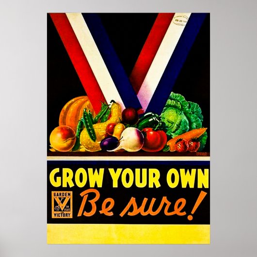 Groei je eigen - wees er zeker van!  Tweede Wereld Poster (Voorkant)