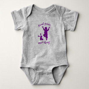 Groei je eigen weg Baby ~ Creative Yoga Geïnspiree Romper