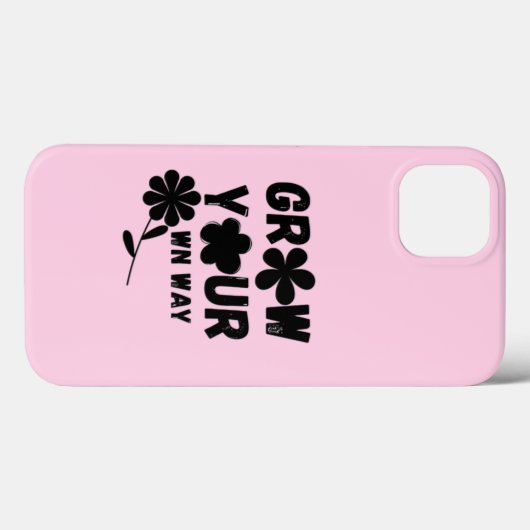 Groei je eigen weg Case-Mate iPhone case (Achterkant (horizontaal))