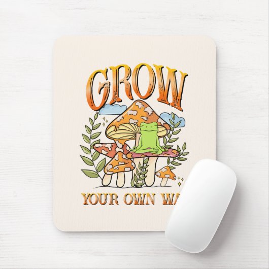 Groei je eigen weg muismat (Met muis)