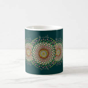 Groei - Koffie-Mok (blauw-groen) Koffiemok