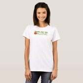 Groei, koop, eet organisch t-shirt (Voorkant volledig)