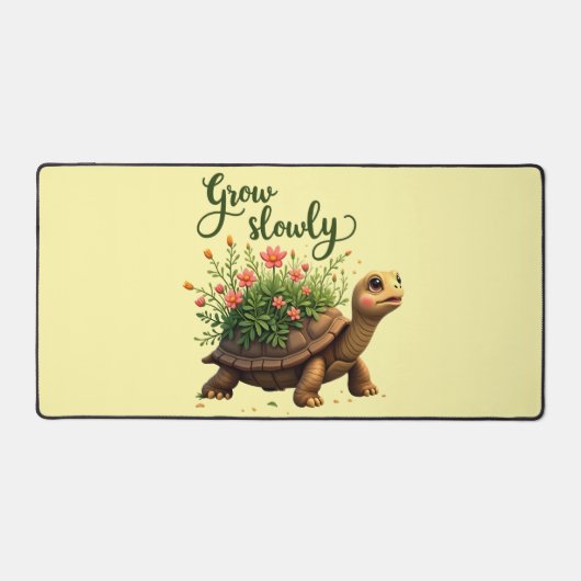 Groei langzaam Desk Mat (Voorkant)