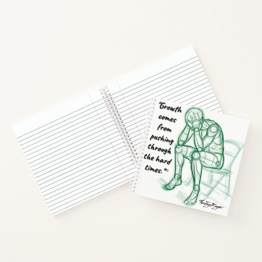 "Groei"-laptop Notitieboek (Binnen)