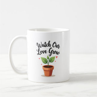 Groei Liefde met Hart Plant Design Koffiemok
