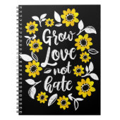 Groei Love Note Hate Notitieboek (Voorkant)