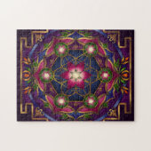 Groei Mandala Puzzle door Rachel C. Bemis Legpuzzel (Horizontaal)