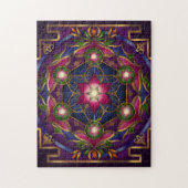 Groei Mandala Puzzle door Rachel C. Bemis Legpuzzel (Verticaal)