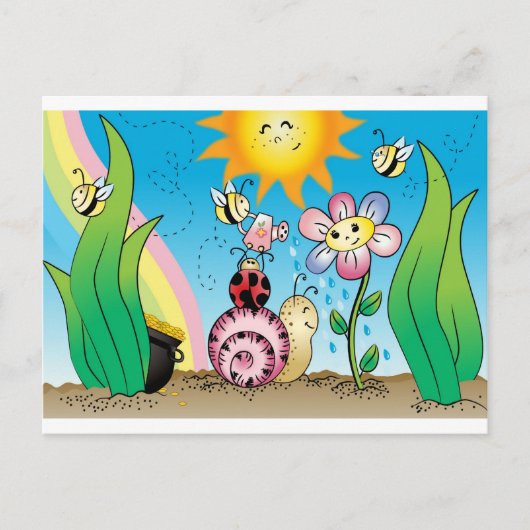 Groei met mij! Grandit avec moi! #2 Briefkaart (Voorkant)