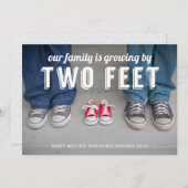 Groei met twee maanden zwangerschap aankondiging (Voorkant / Achterkant)