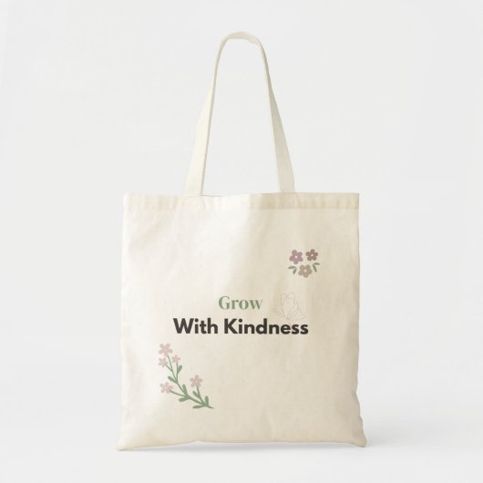 Groei Met Vriendelijkheid Docent Bloemstuk  Tote Bag (Voorkant)