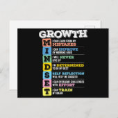 Groei Mindset Classroom Brain Motivation Entrepre Feestdagenkaart (Voorkant / Achterkant)