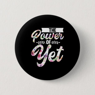 Groei Mindset-leraar de kracht van nog Ronde Button 5,7 Cm