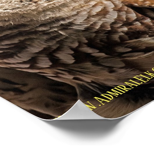 Groei Mindset Owl Poster (Hoek)