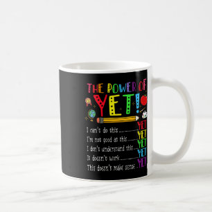Groei Mindset Terug naar school Kracht van toch Po Koffiemok
