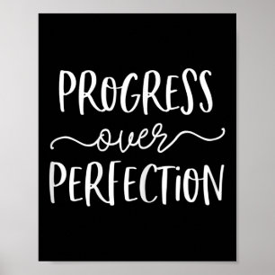 Groei-minimalistische leraar maakt vooruitgang per poster