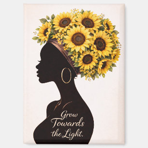 Groei Naar het Licht Zonnebloem Magneet
