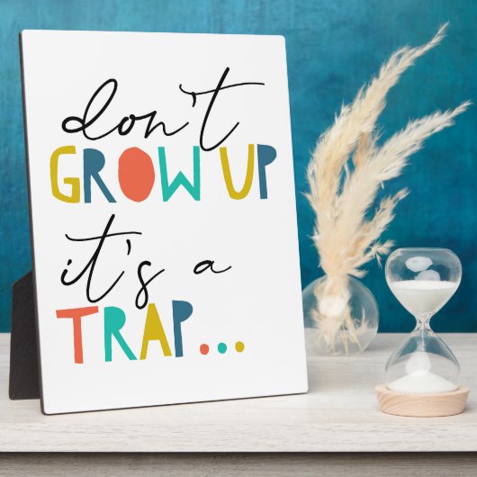 Groei niet omhoog het is een Kind van de Ventilato Fotoplaat (Zijkant)