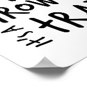 Groei niet omhoog Het is een Poster afdrukken (Hoek)