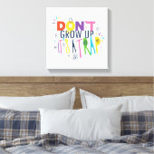 Groei niet op, het is een val canvas afdruk (Insitu (Slaapkamer))