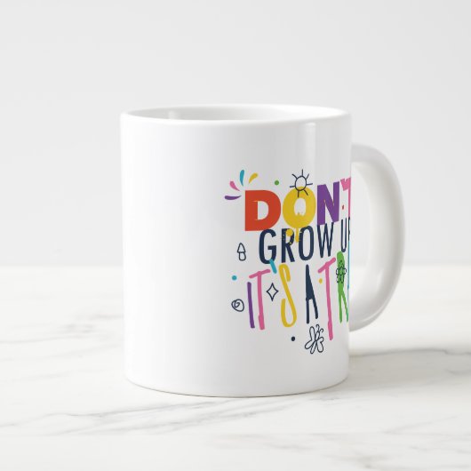 Groei niet op, het is een val grote koffiekop (Voorkant rechts)