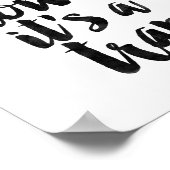 Groei niet op, het is een val poster (Hoek)