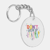 Groei niet op, het is een val sleutelhanger (Voorkant Links)