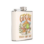 "Groei op je eigen manier" | Mediterende kikker &  Heupfles (Rechts)