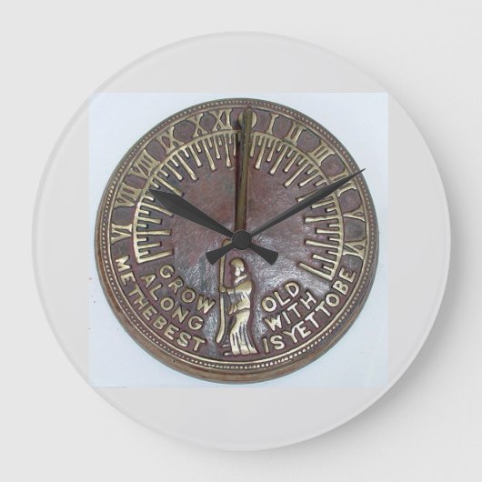 GROEI OUD MET MIJ HET BESTE IS NOG NIET GROTE KLOK (Voorkant)