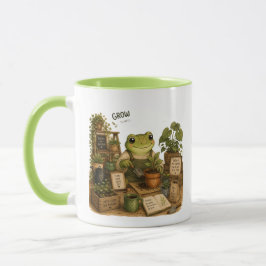 Groei planten Cute Frog Gardening Mok | Cottagecor