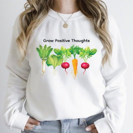 Groei positieve gedachten / biologische tuinman wi t-shirt