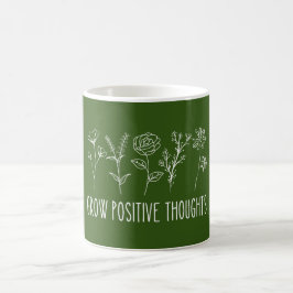 Groei Positieve Gedachten Esthetisch Koffiemok