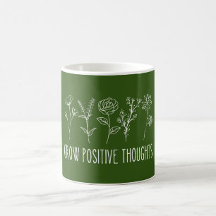 Groei Positieve Gedachten Esthetisch Koffiemok