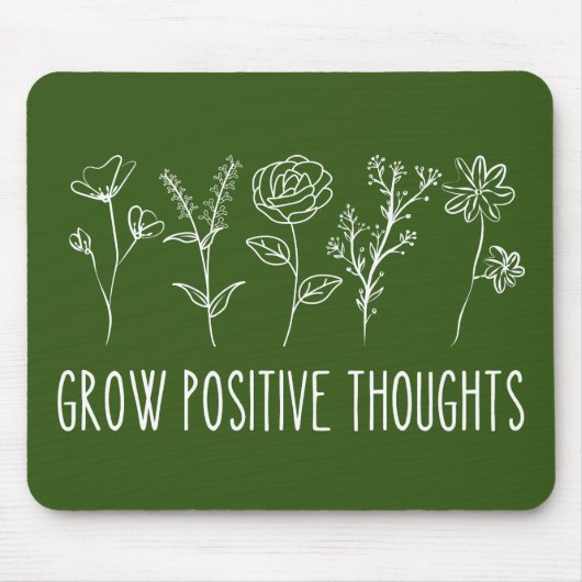 Groei Positieve Gedachten Esthetische Muismat (Voorkant)