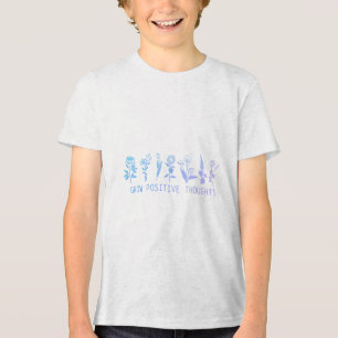 Groei positieve gedachten Geestelijke gezondheid S Tri-Blend Shirt