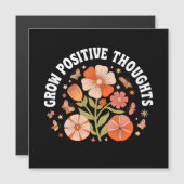 Groei positieve gedachten - Inspirerend Bloemen (Voorkant / Achterkant)