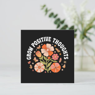 Groei positieve gedachten - Inspirerend Bloemen